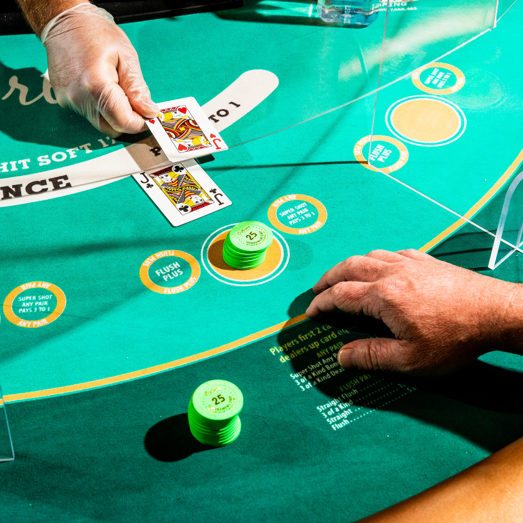 What's the history of blackjack in Las Vegas?