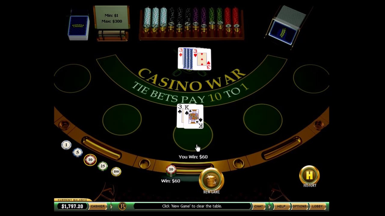 Casino War: The Quest for the Elusive Win
