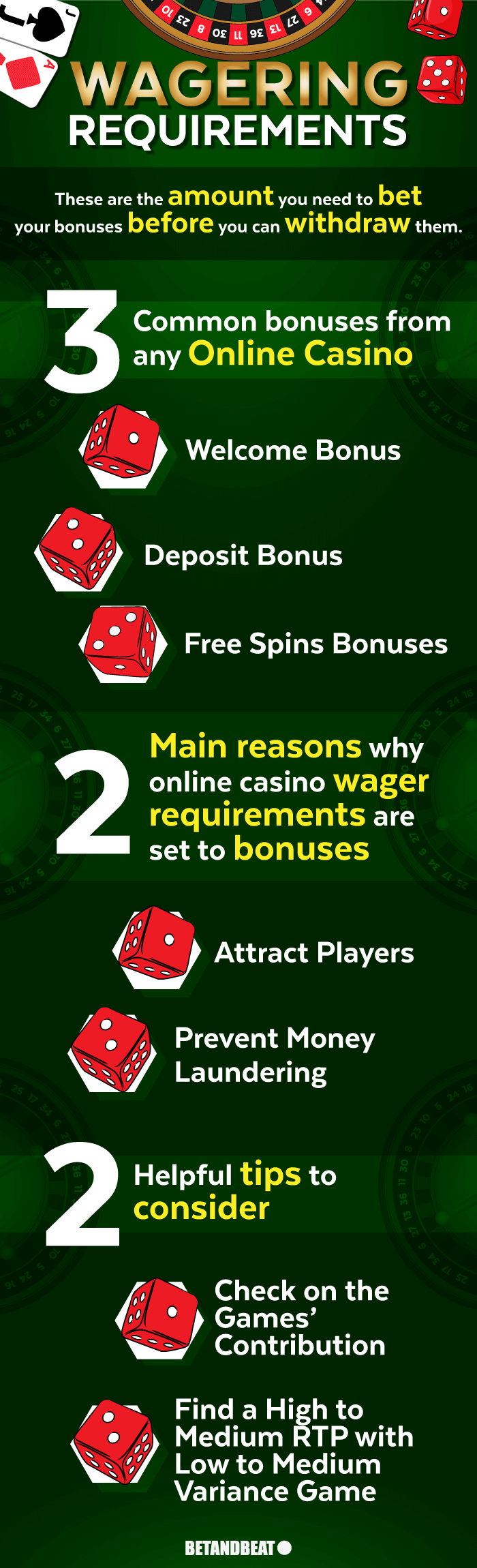 Are There Wagering Requirements for Bonuses?