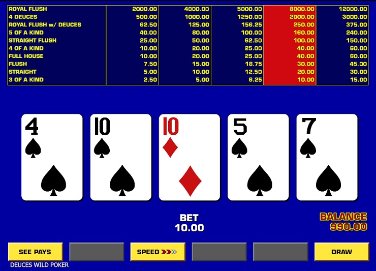 How does the strategy vary between video poker variants?