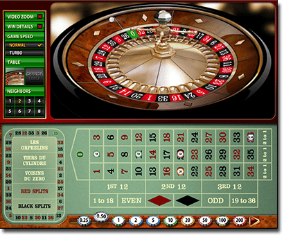 What is a straight bet in Roulette?